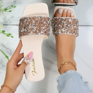 Brand new Sequins size 8 sandals